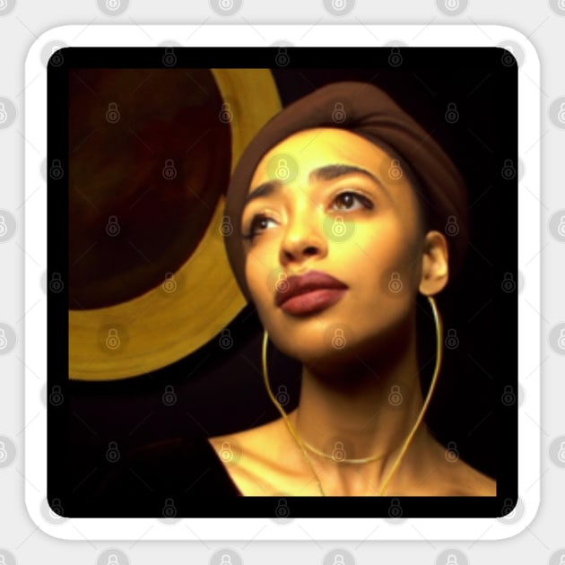 Sade retro Sticker by tearbytea